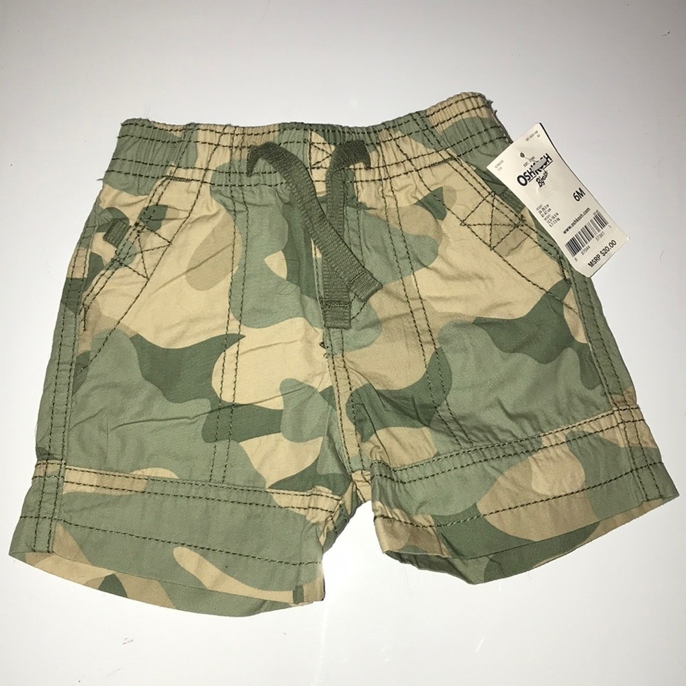 OshKosh B’Gosh Camo Shorts NWT